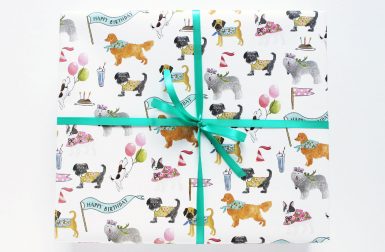 Gift Wrap and Greeting Cards from Lydia & Pugs