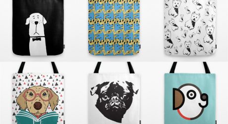 24 Awesome Dog Tote Bags from Society6