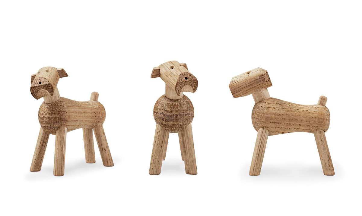 wooden dog toy