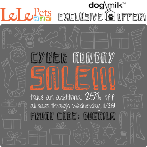 Exclusive Cyber Monday Sale from LeLe Pets