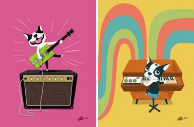 Boogie On Instruments Illustrations