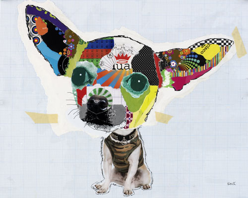 Dog Collages by Michel Keck