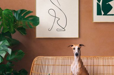 Personalized Modern Art for Dog Lovers from Animalist