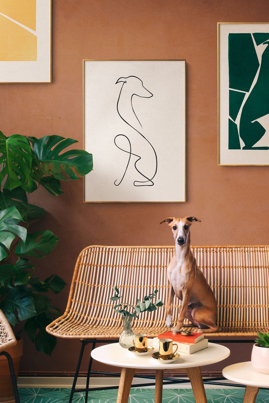 Personalized Modern Art for Dog Lovers from Animalist