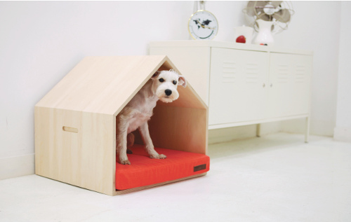 Modern Pet Bed and Plywood Dog House from mPup