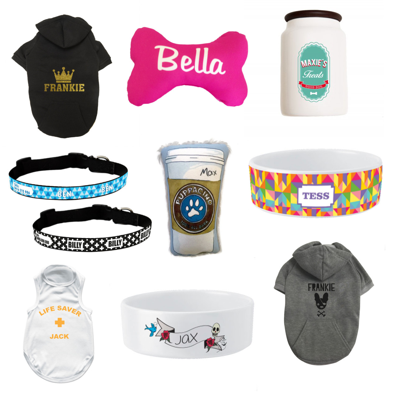 Get personalized pet accessories