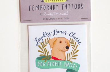 Temporary Tattoos and Tea Towels by Emily McDowell