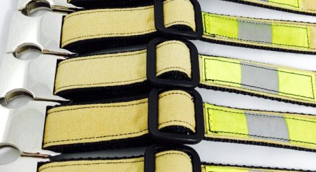 Upcycled Firefighter Dog Collars from Rekindled Pride