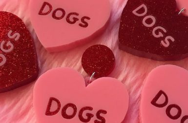 Acrylic Dog-Themed Jewelry from Yippy Whippy