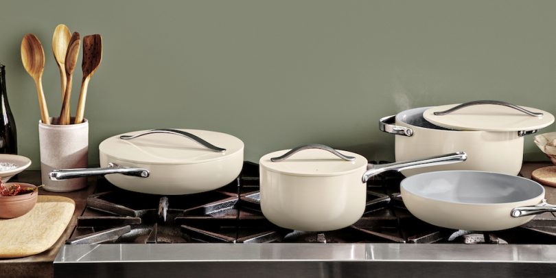 Caraway: A New Modern Cookware Set You Wont Want to Stow Away