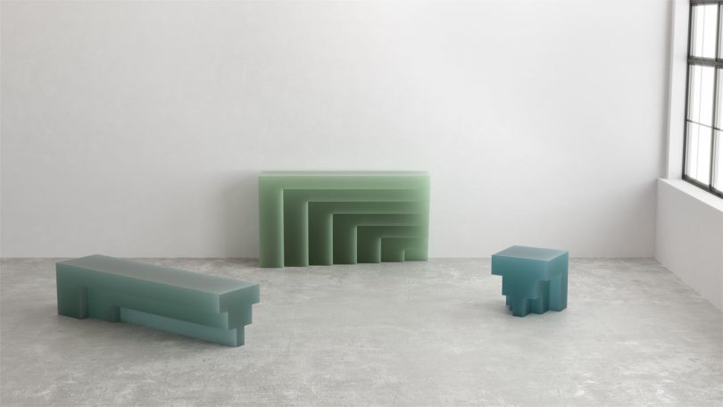 Niko Koronis Creates a Family of Furniture in Resin
