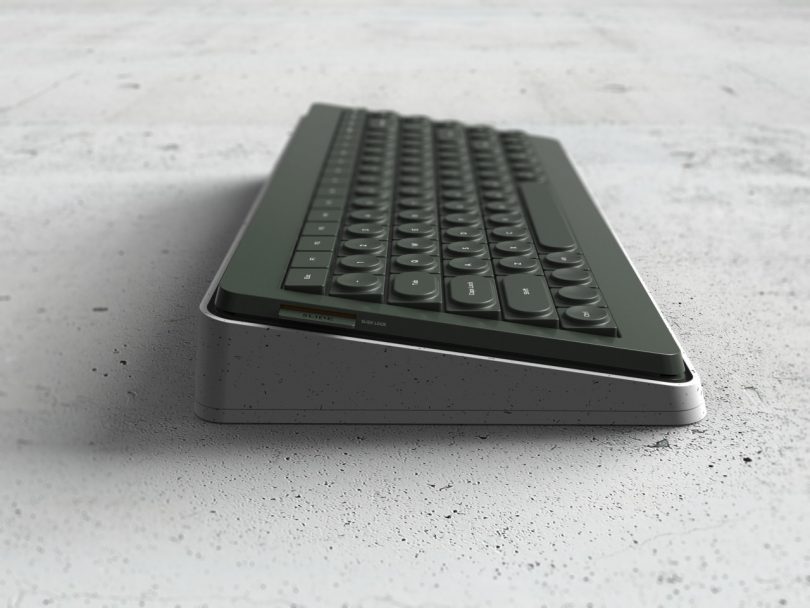 Slide Into A Space Saving Keyboard Design For The Desk Design Milk