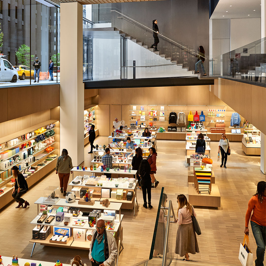 New MoMA Flagship Store Boasts a Bookshelf with Books