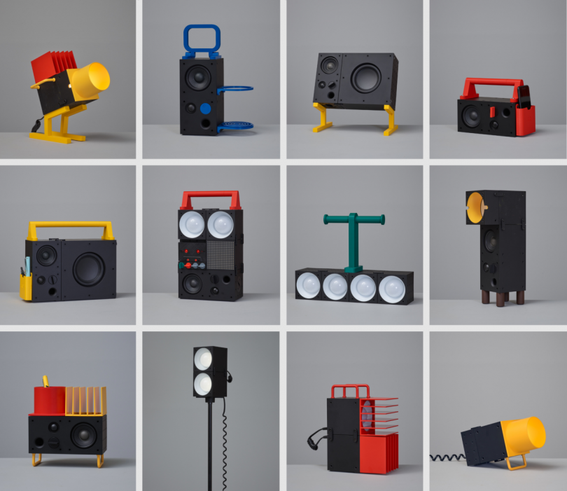 variety of printable designs for IKEA speaker