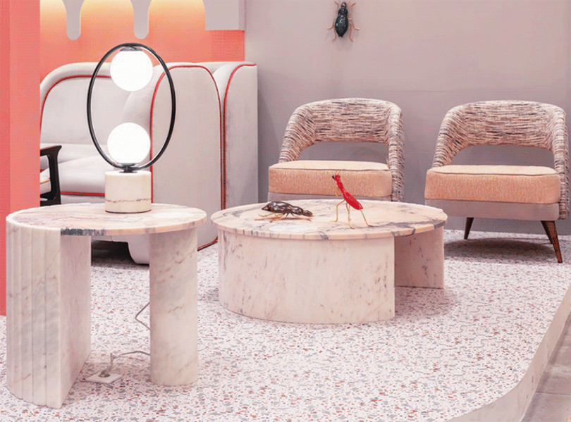 Get Playful with Mambo?s Helene Marble Tables