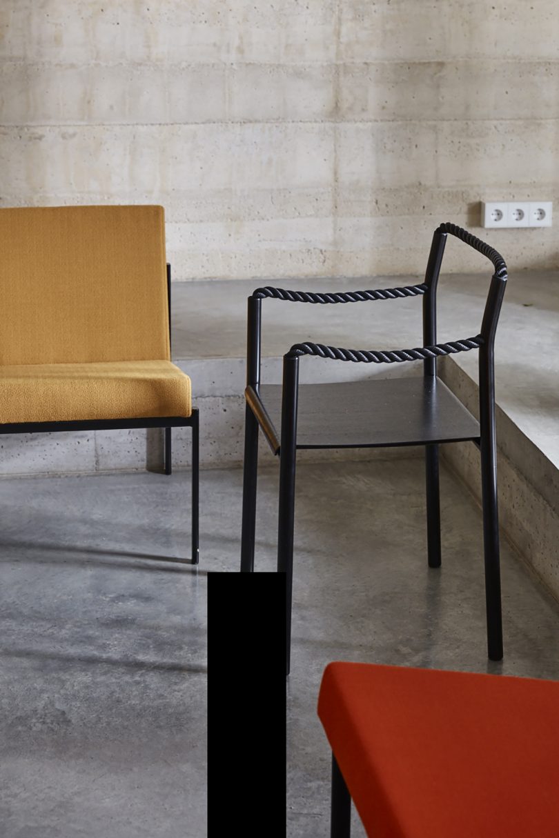 The Rope Chair by the Bouroullec Brothers Is Inspired by Line Drawings