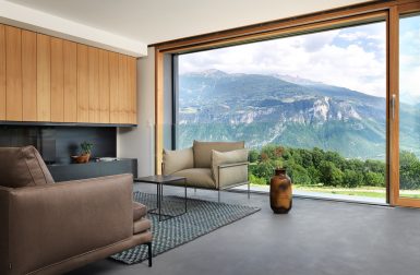 Ralph Germann's Linear ROFR House Acts as a Shield for the Swiss Slopes Above