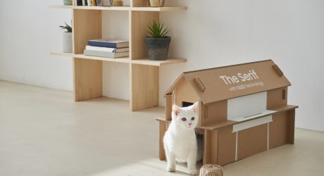 Samsung Eco-Friendly TV Packaging Turns Into Your Pet’s New Playground