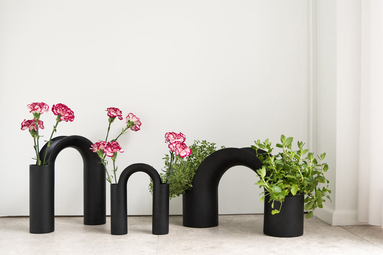 A Bridge-Inspired Vase Collection by Mario Alessiani for XLBoom
