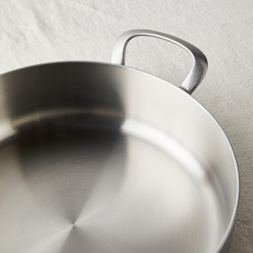 Five Two by Food52 Skillets, Tri-Ply Stainless Steel, Stainless