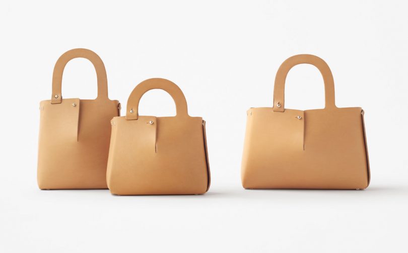 Nendo Creates a Bag Made From a Piece of Laser-Cut Leather