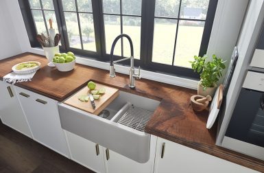 Bring Farmhouse and Industrial Aesthetics Together with the Help of BLANCO’s Farmhouse Sinks