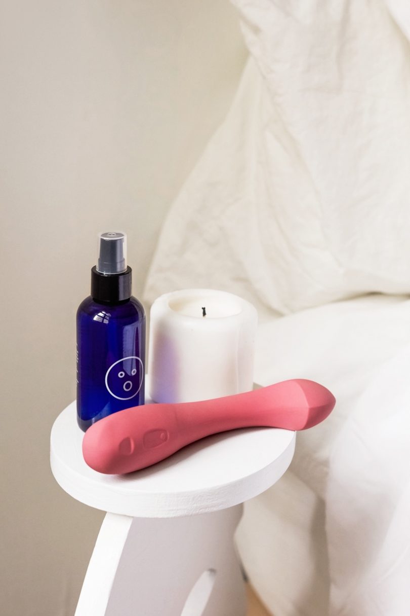 Dame vibrator and lube for sexual wellness