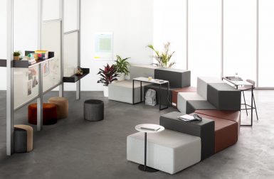 Allsteel Launches a Soft, Modular Seating System Called Rise Lounge