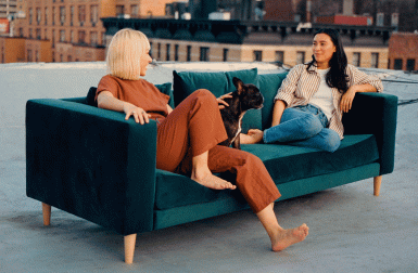 Sabai Turns Recycled Fibers + Bottles Into Affordable Sofas
