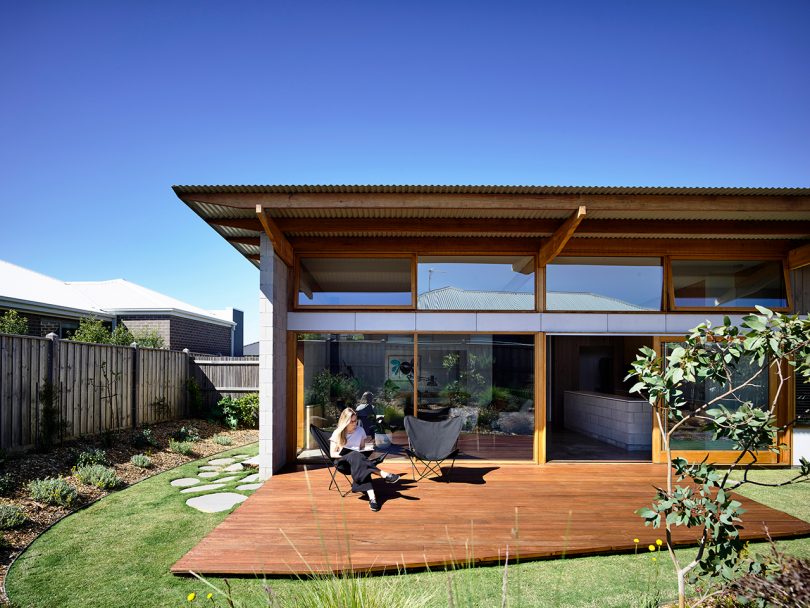 Ballarat House’s Modern Details Stand Out From Its Suburban Neighborhood