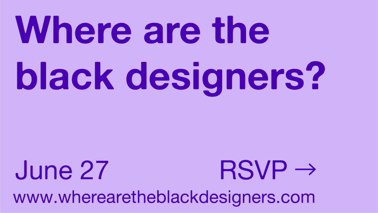 Tune in This Weekend: Where Are the Black Designers?