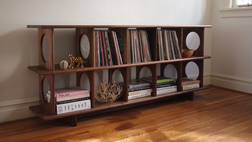 Porthole Shelving System Both Works and Plays