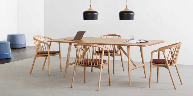 Bernhardt Design Launches a Table Collection Inspired by Surfboards