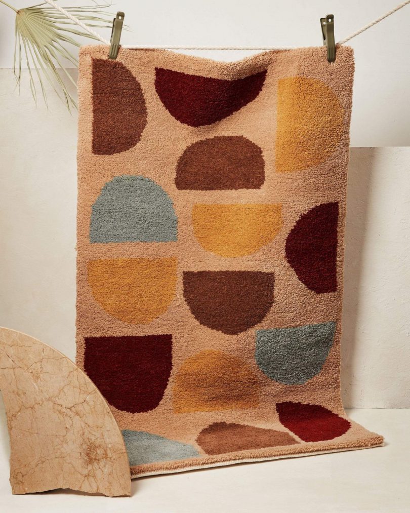 an example of MINNA Goods' Ethical Wool Rugs