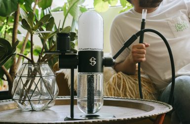 Former Apple Engineer Designs Futuristic Kinetic Motion Cannabis Water Pipe