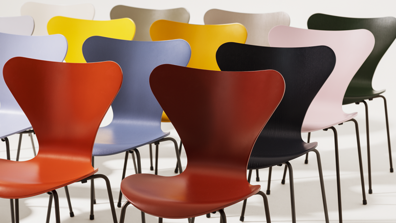 16 New Colors Released for Arne Jacobsen?s Stacking Chairs