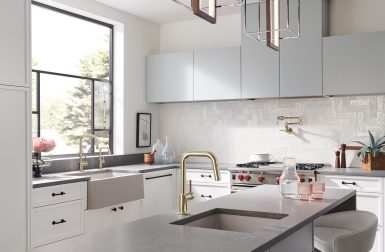 Brizo® Combines Thoughtful Design + Crafted Details in the Odin® Kitchen Collection