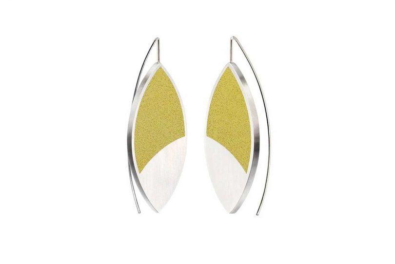 Frank Lloyd Wright Rectangle Earrings | Harpstone Jewelry - HARPSTONE