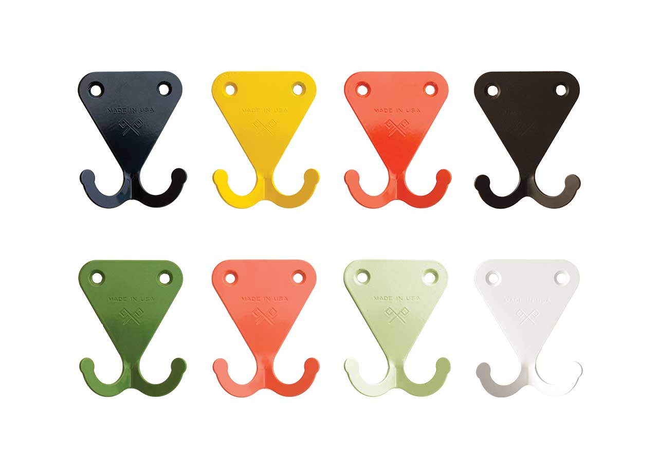 Colorful Metal Wall Hooks That Will Help You Stay Organized