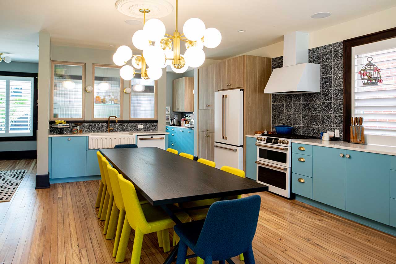 A Colorful Columbus Home That Combines a Modern + Eclectic Aesthetic