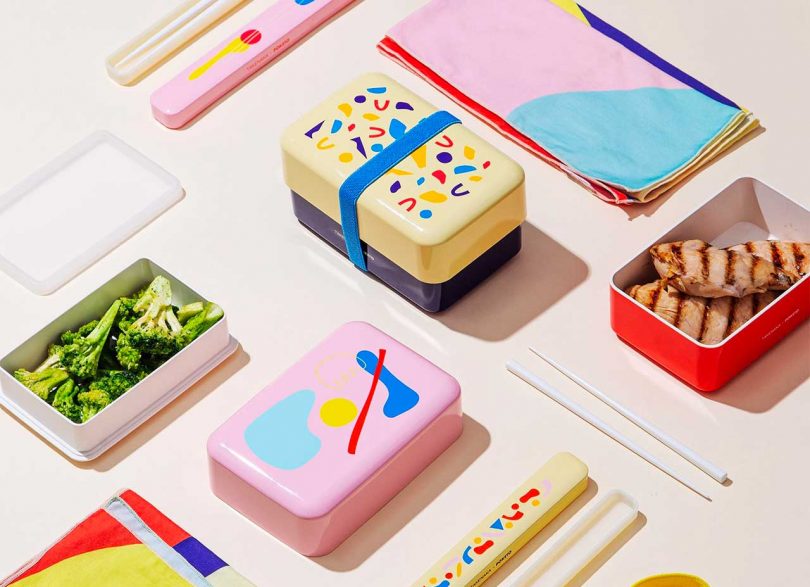 Poketo x Takenaka Team up To Create Colorful Bento Boxes