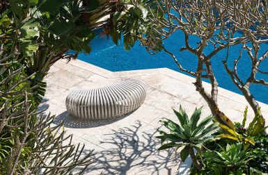 The Ribs Bench Takes Its Curves Outdoors