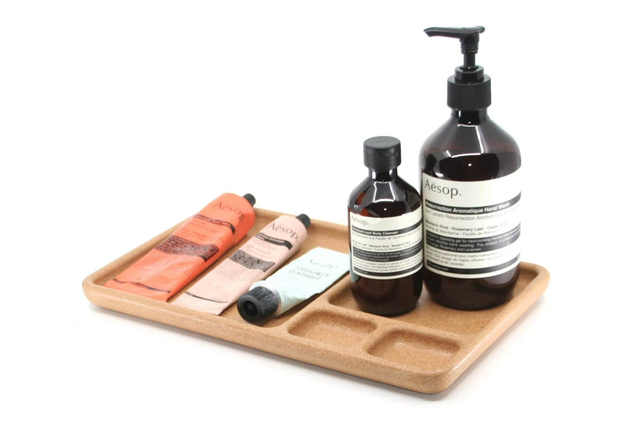 wooden organizational tray