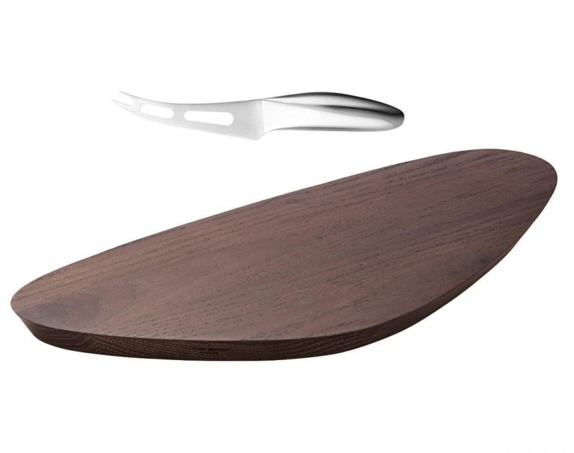 cheese board and knife
