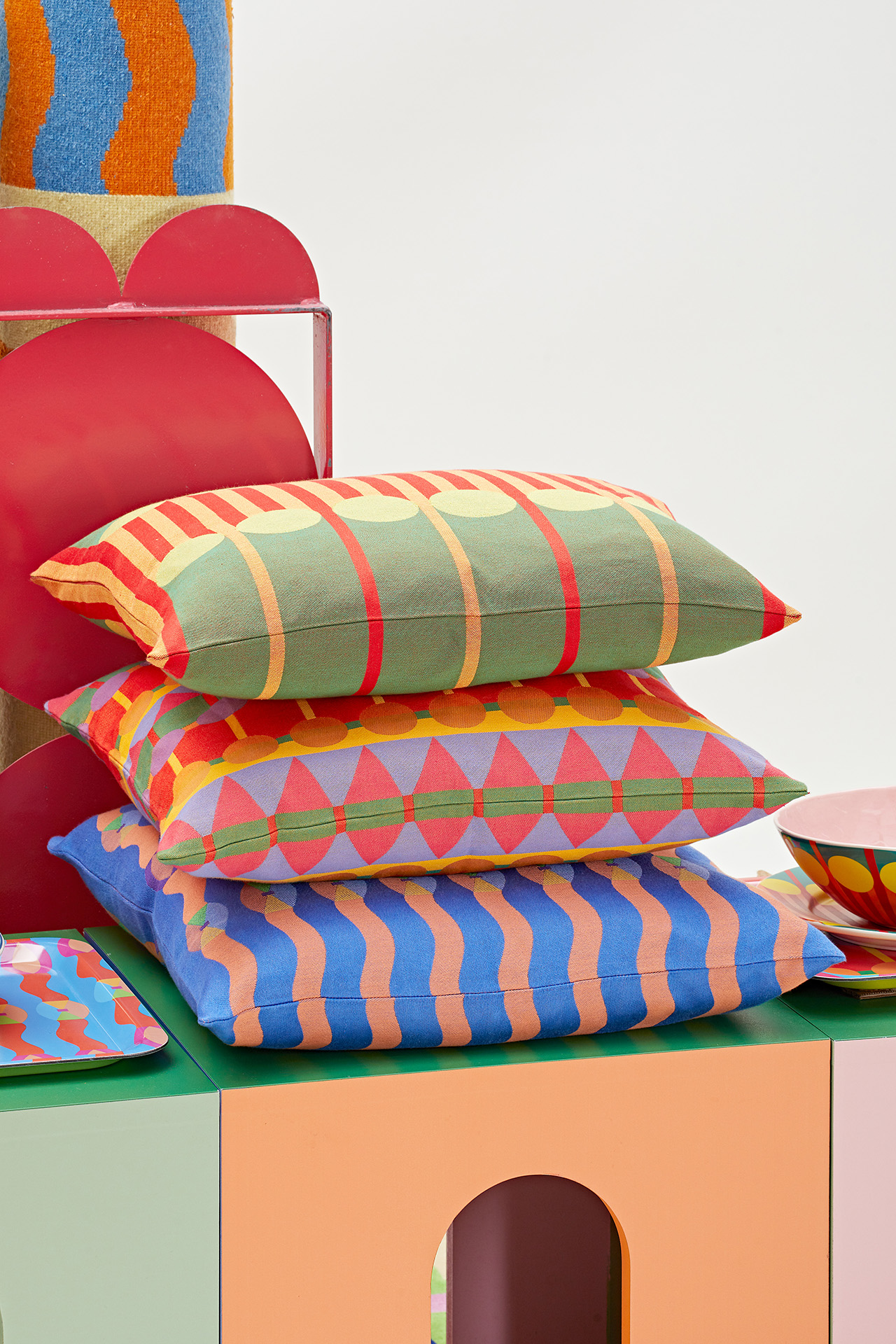 Yinka Ilori Debuts a Bold + Juicy Homewares Collection
