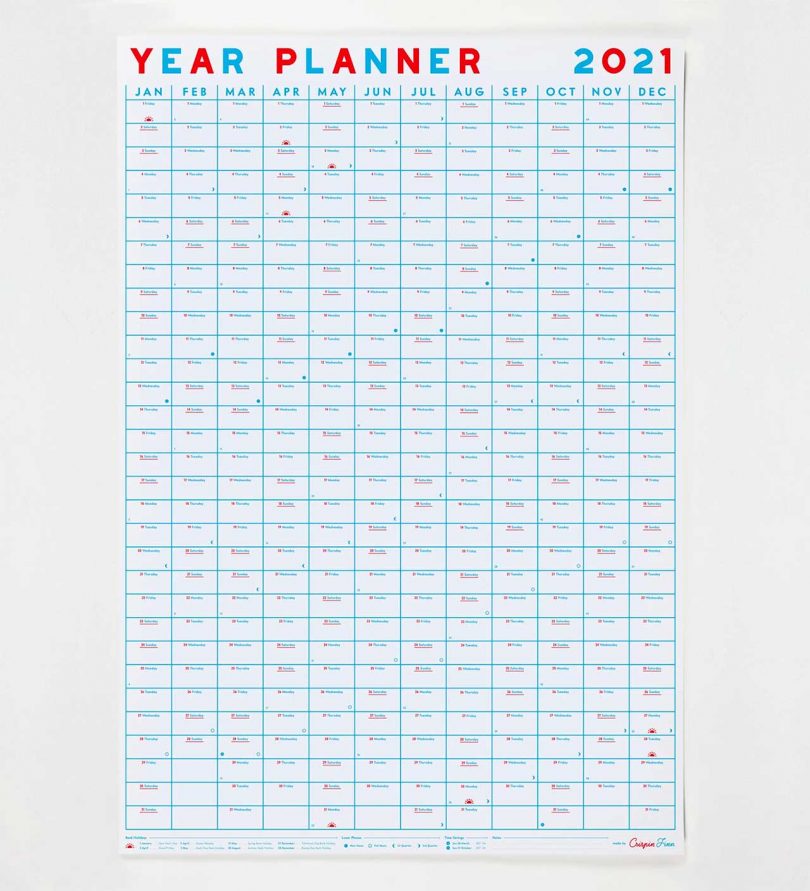 18 Modern Calendars For 21 Beyond