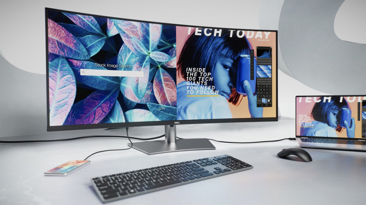 CES 2021: Dell Aims at Graphic Designers With UltraSharp 40 Curved WUHD Monitor