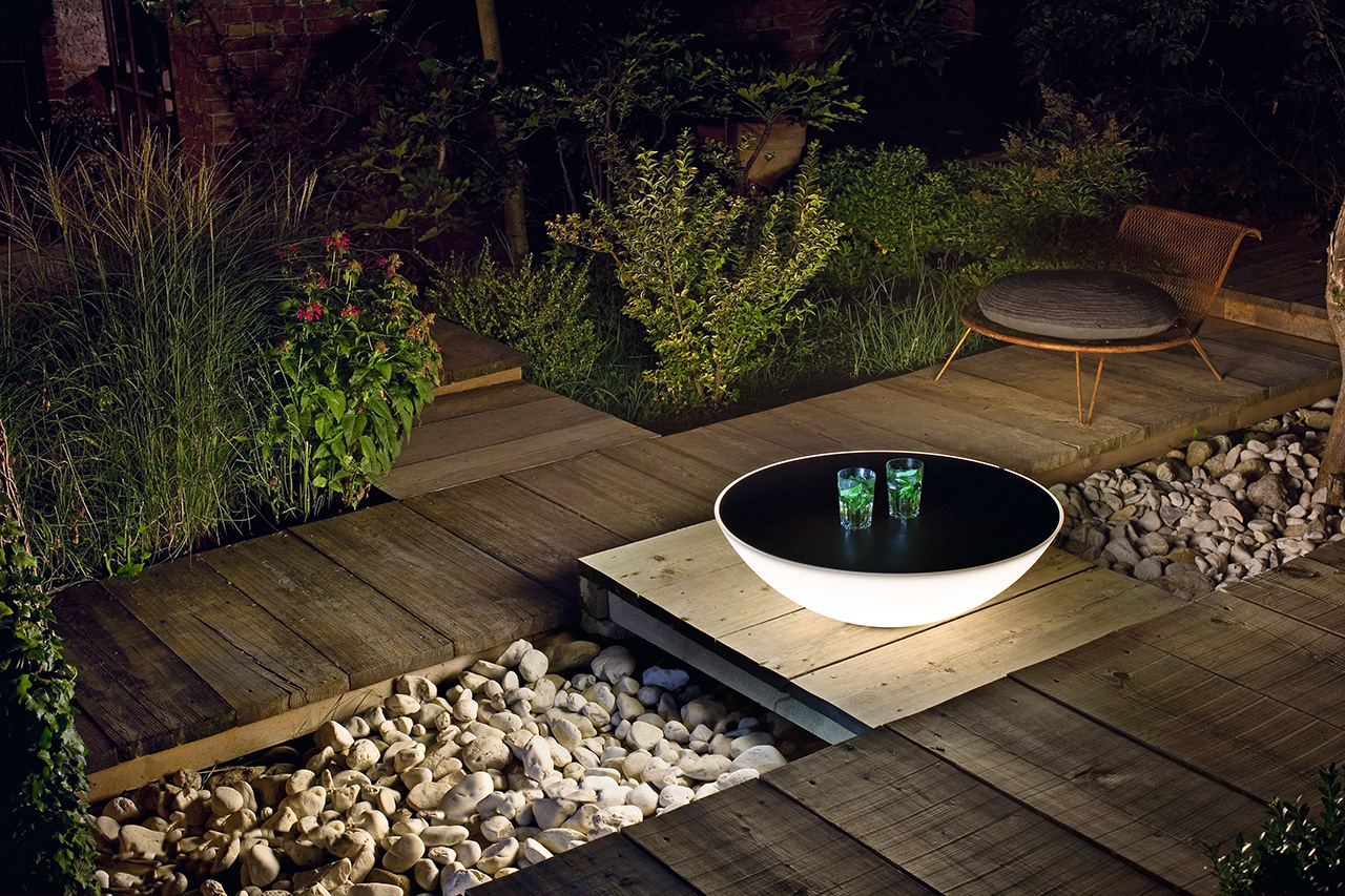 Modern outdoor store garden lights