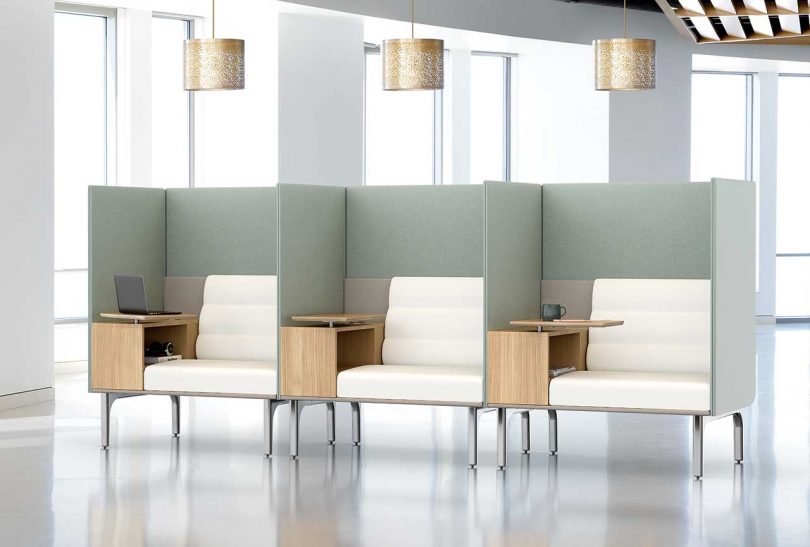 The Iso Work Lounge Lets You Work Together but Safely Apart