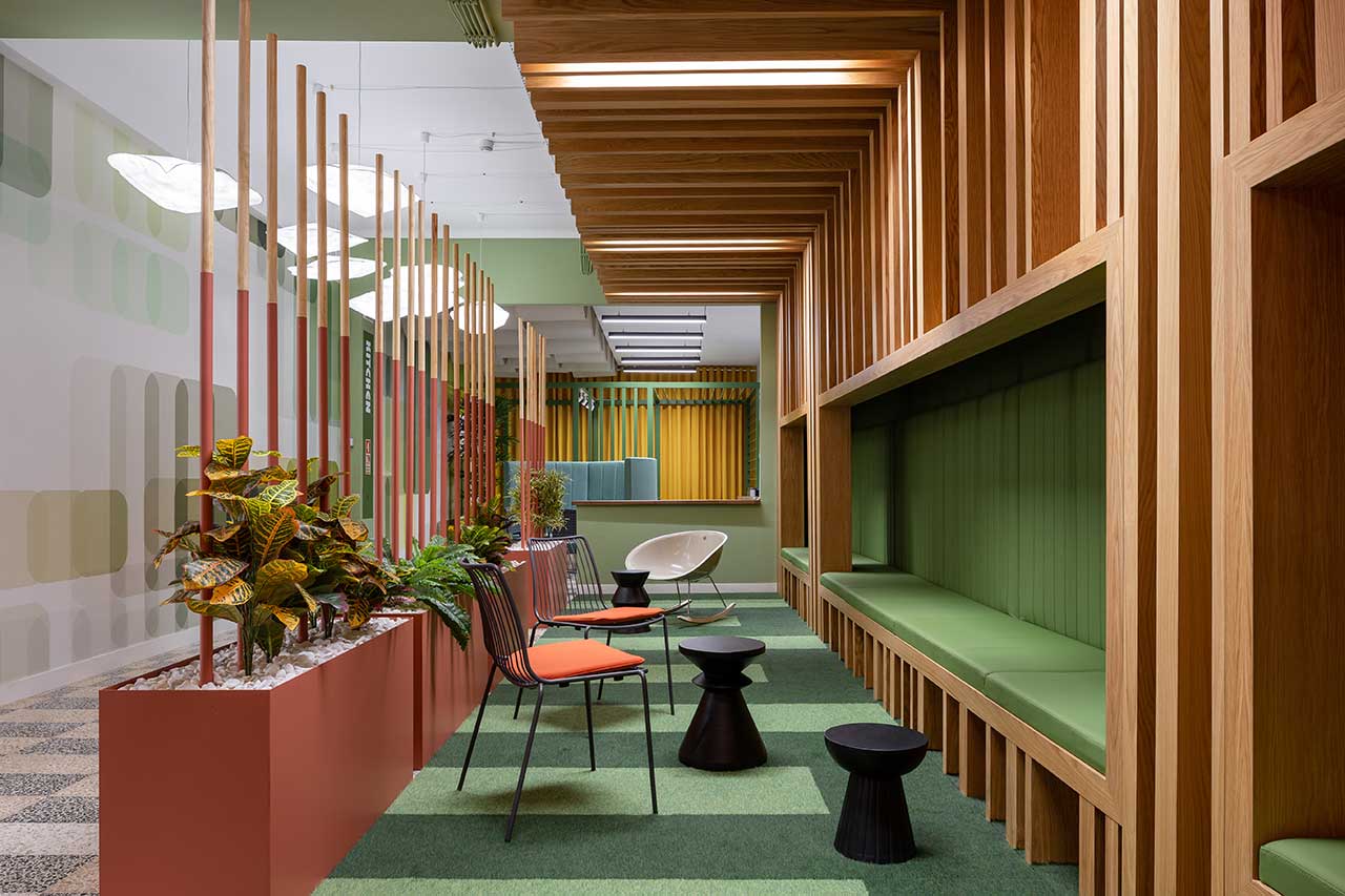 RB Pharma Gets a New, Bright + Colorful Office Despite a Lack of Windows